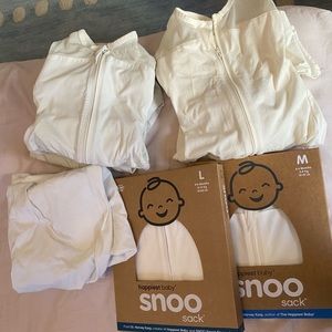 Snoo Sacks and sheets